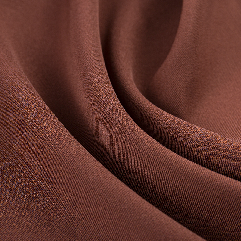 HY253 ผ้าผสมสแปนเด็กซ์ยืดสี่ทิศทาง Pure British Twill สีน้ำตาล